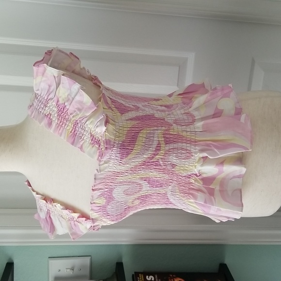 Hill House, The Paz Nap Top - Candy Kaleidoscope Linen,  NWT - Picture 11 of 12